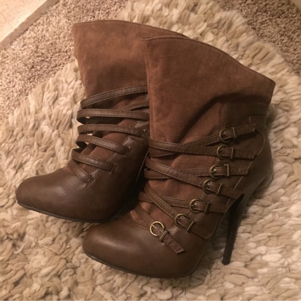 Brown Stiletto Boots